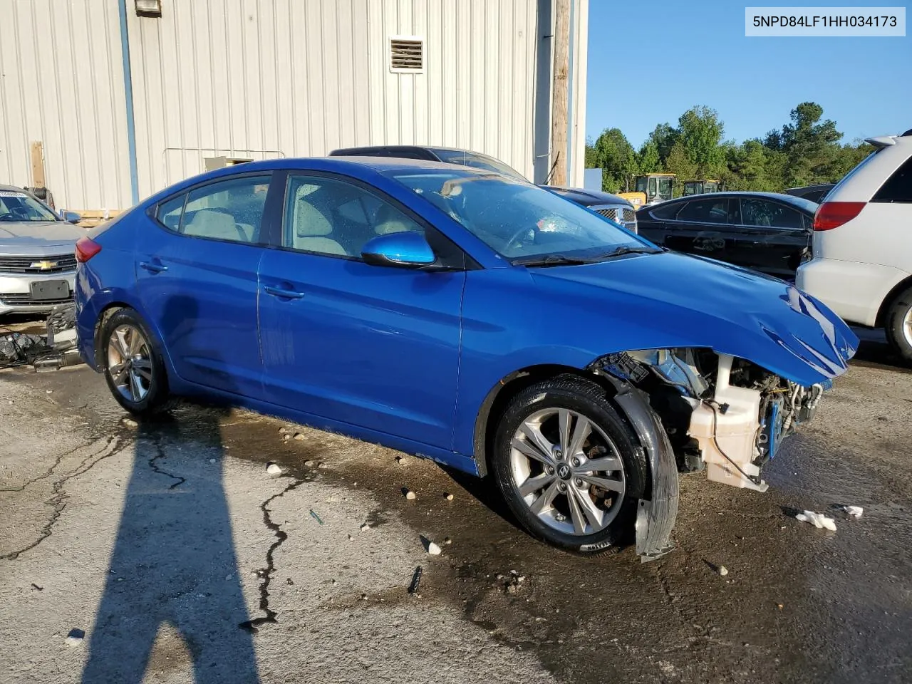 2017 Hyundai Elantra Se VIN: 5NPD84LF1HH034173 Lot: 72448434