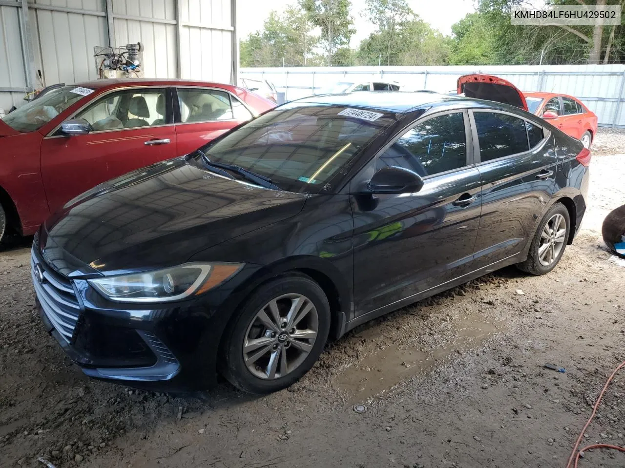 KMHD84LF6HU429502 2017 Hyundai Elantra Se