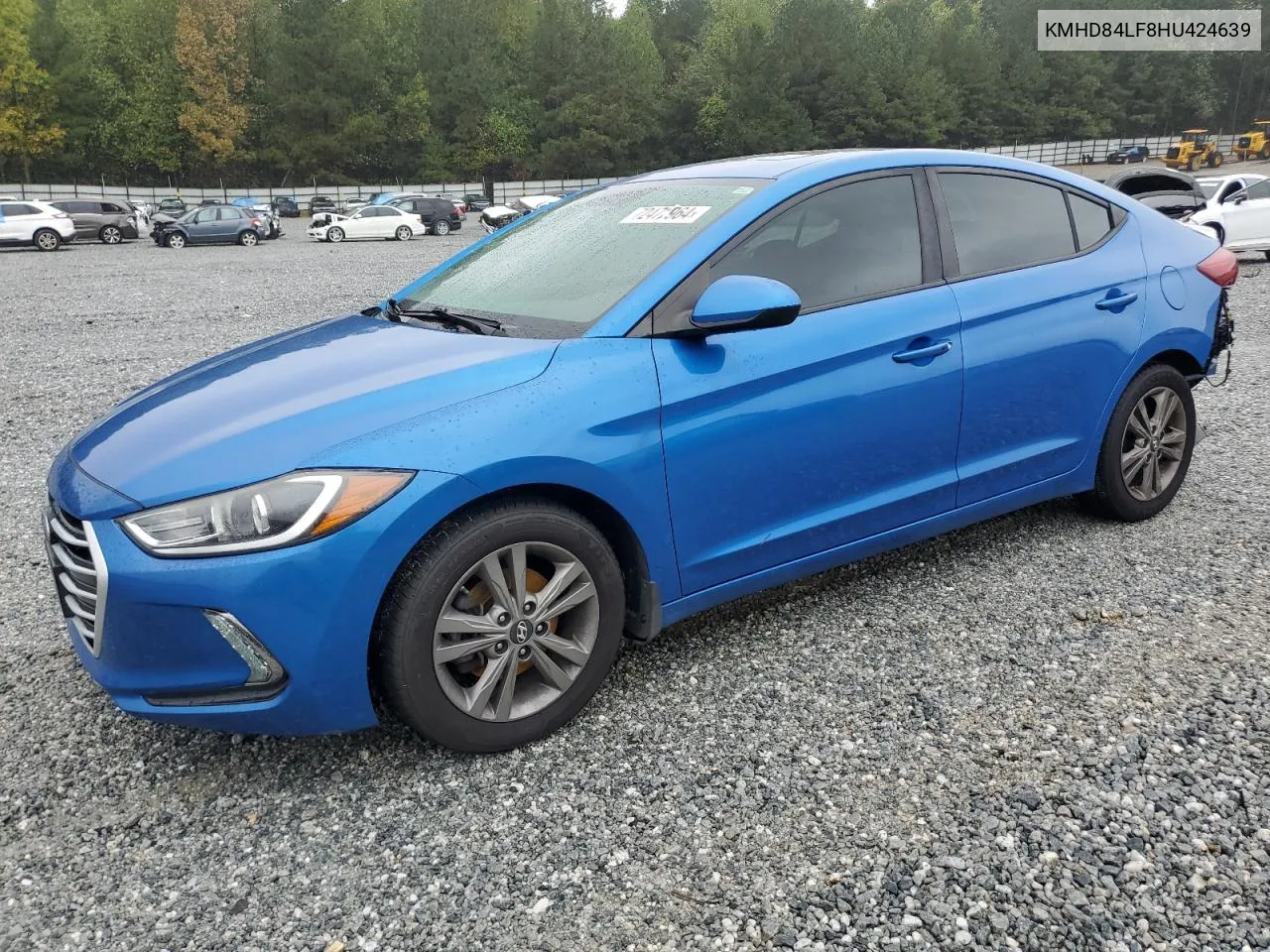 2017 Hyundai Elantra Se VIN: KMHD84LF8HU424639 Lot: 72472964