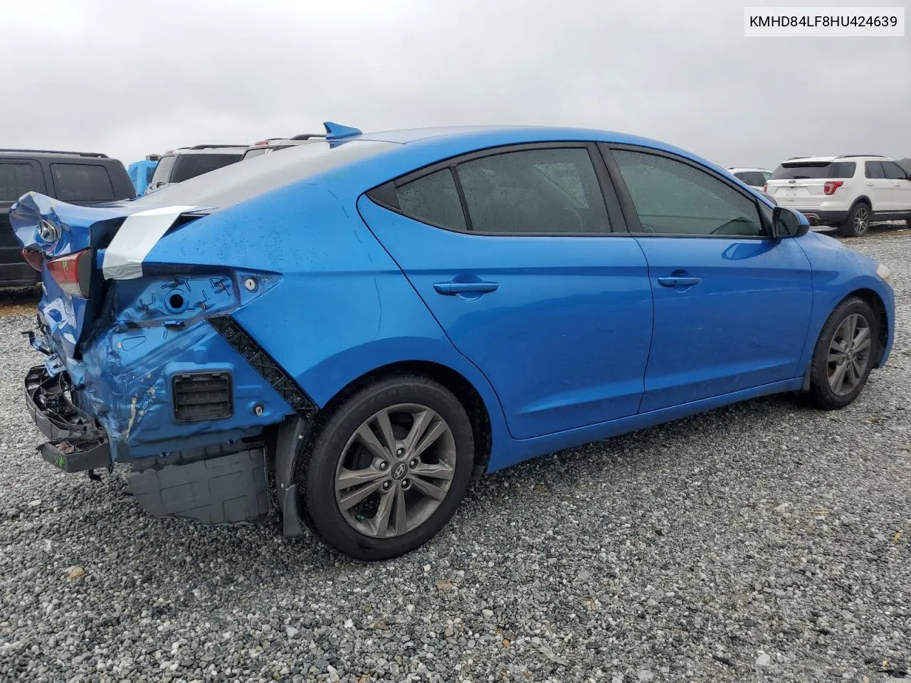 KMHD84LF8HU424639 2017 Hyundai Elantra Se