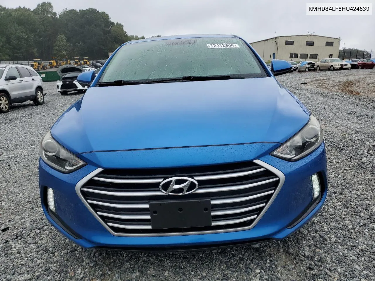 KMHD84LF8HU424639 2017 Hyundai Elantra Se