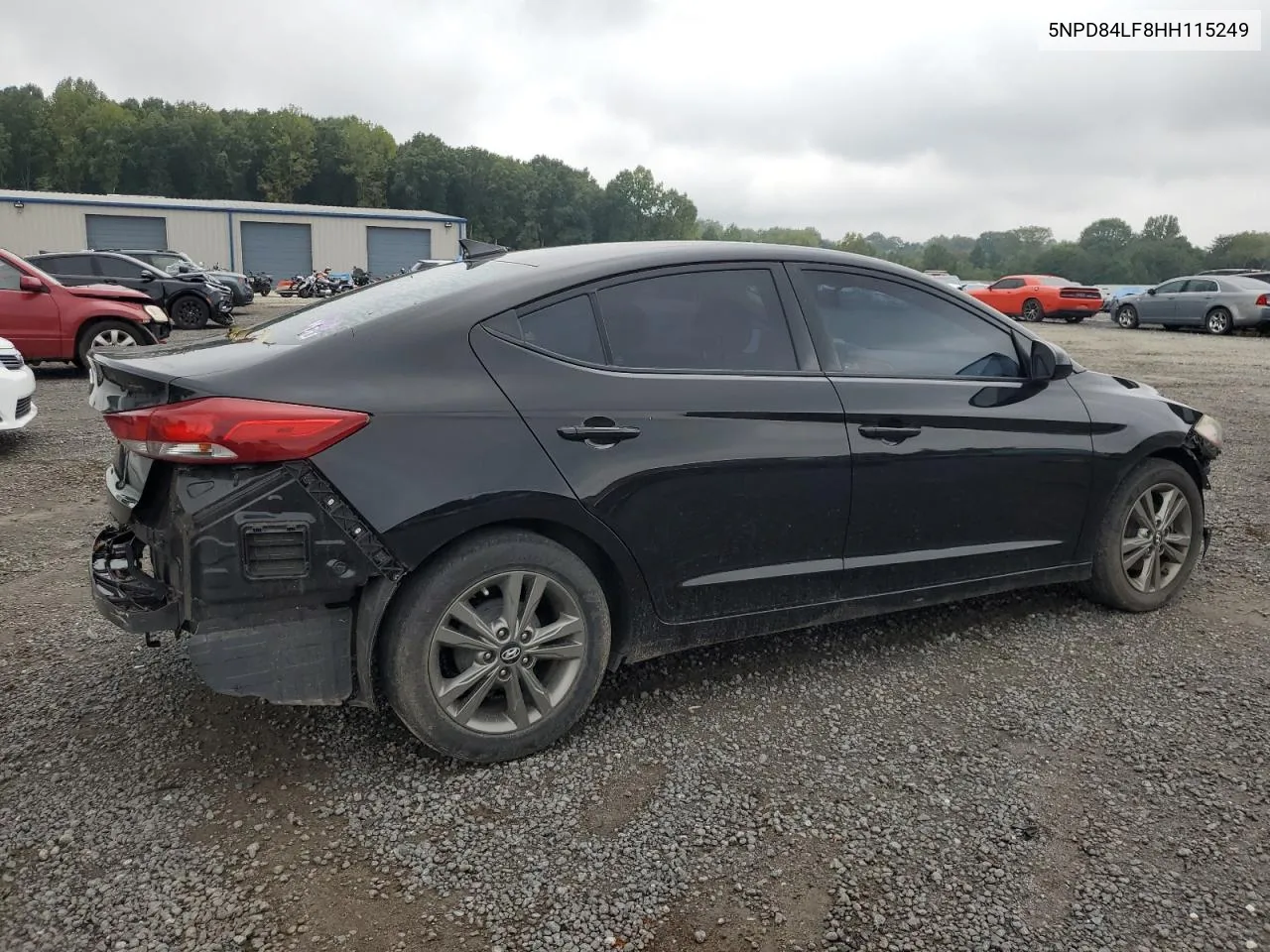 5NPD84LF8HH115249 2017 Hyundai Elantra Se