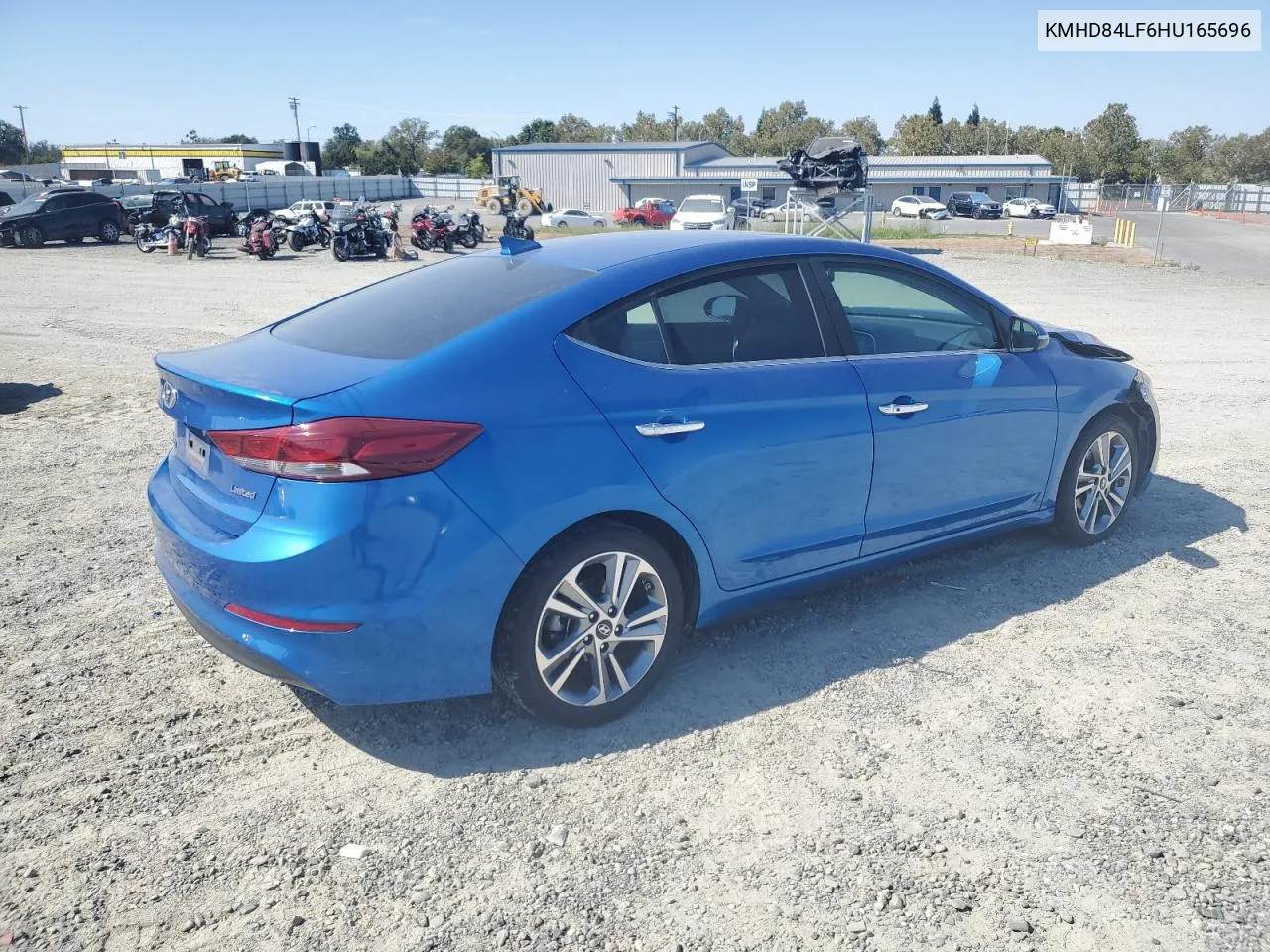 2017 Hyundai Elantra Se VIN: KMHD84LF6HU165696 Lot: 72640774