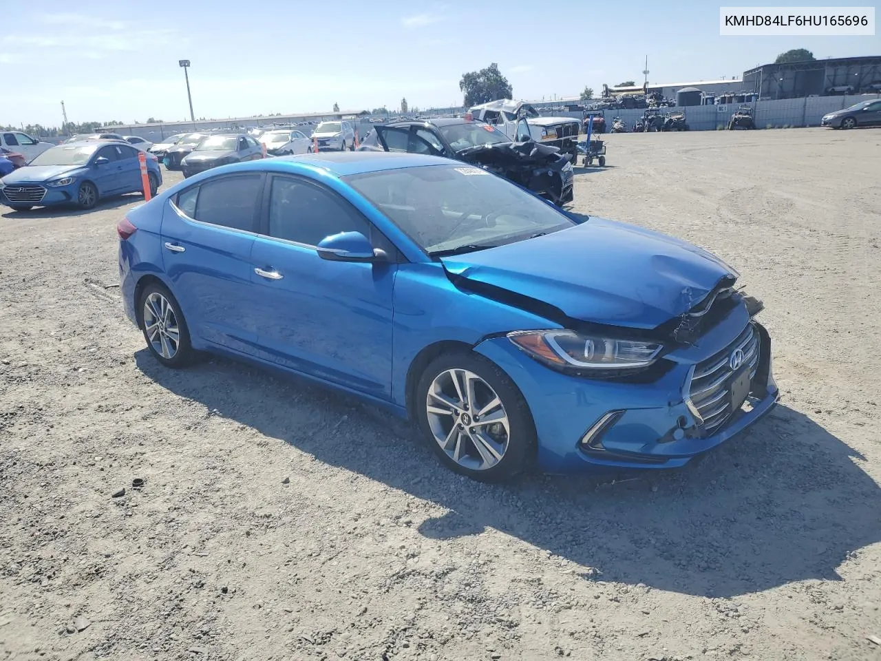 2017 Hyundai Elantra Se VIN: KMHD84LF6HU165696 Lot: 72640774