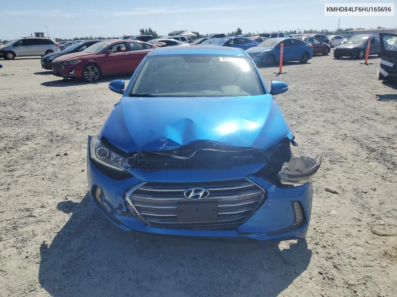 2017 Hyundai Elantra Se VIN: KMHD84LF6HU165696 Lot: 72640774