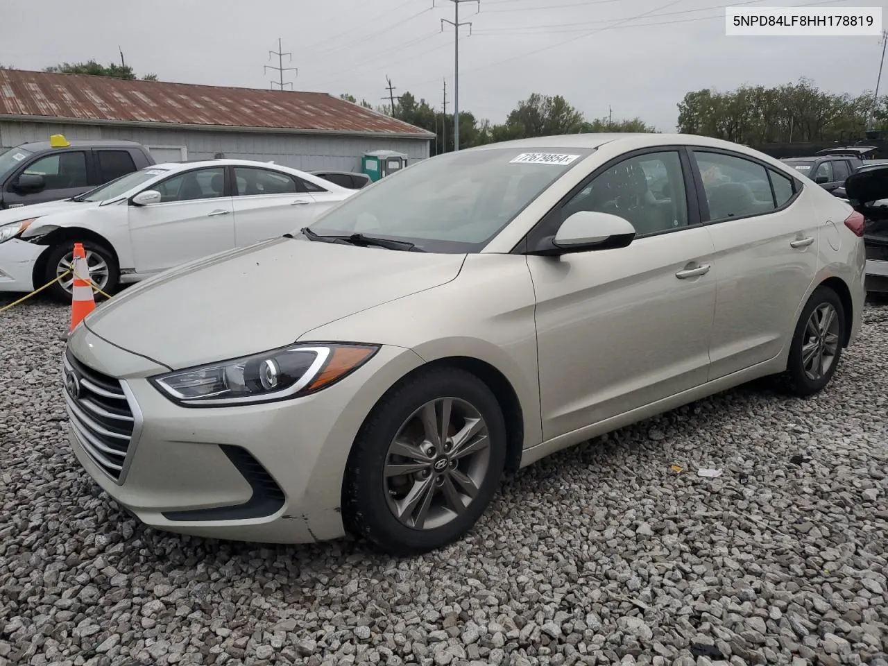 2017 Hyundai Elantra Se VIN: 5NPD84LF8HH178819 Lot: 72679854