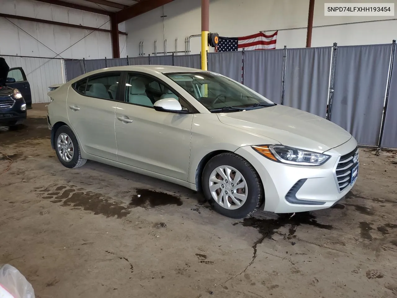 2017 Hyundai Elantra Se VIN: 5NPD74LFXHH193454 Lot: 72740254