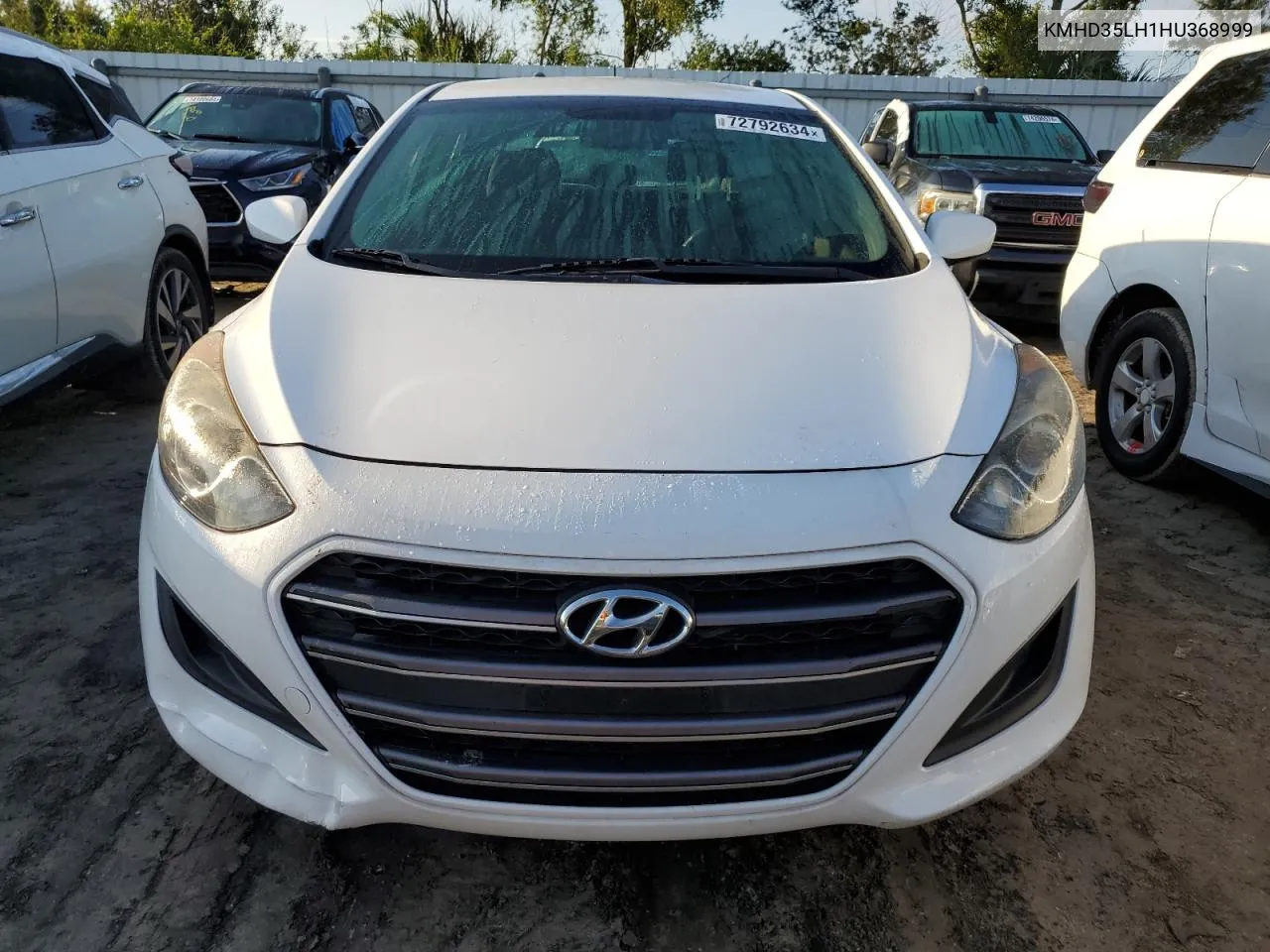 2017 Hyundai Elantra Gt VIN: KMHD35LH1HU368999 Lot: 72792634