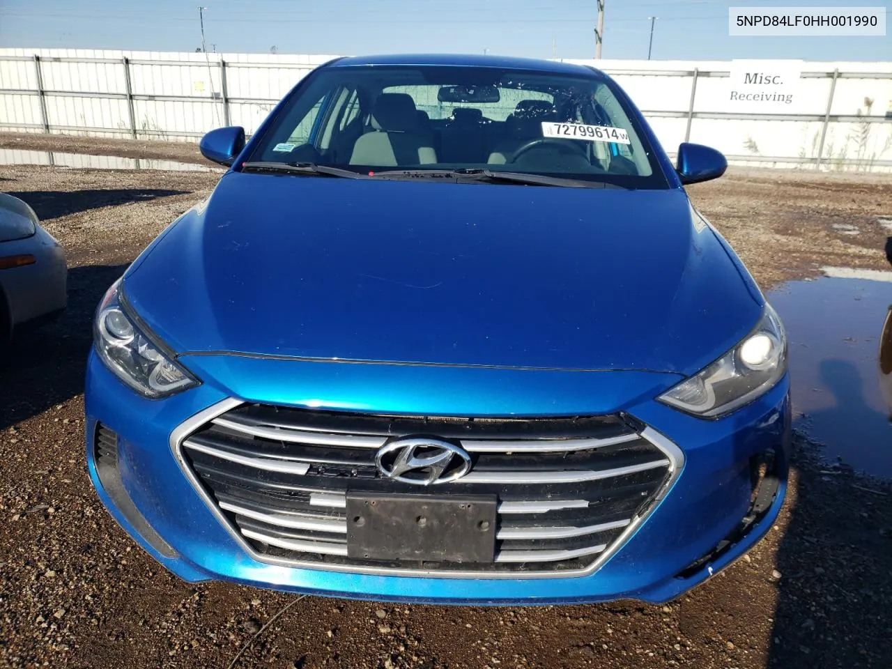 5NPD84LF0HH001990 2017 Hyundai Elantra Se