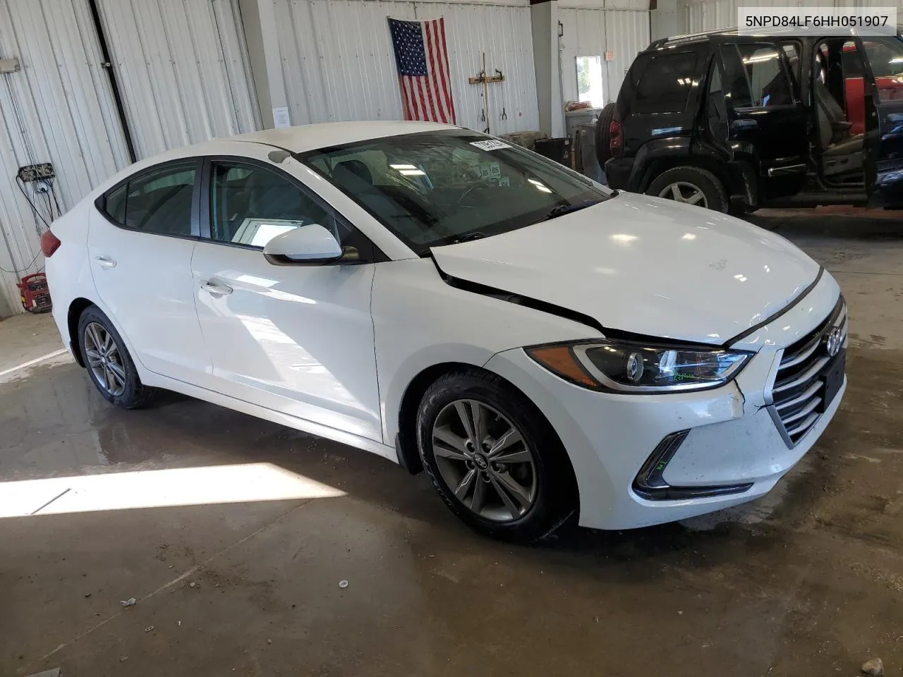 2017 Hyundai Elantra Se VIN: 5NPD84LF6HH051907 Lot: 72951294