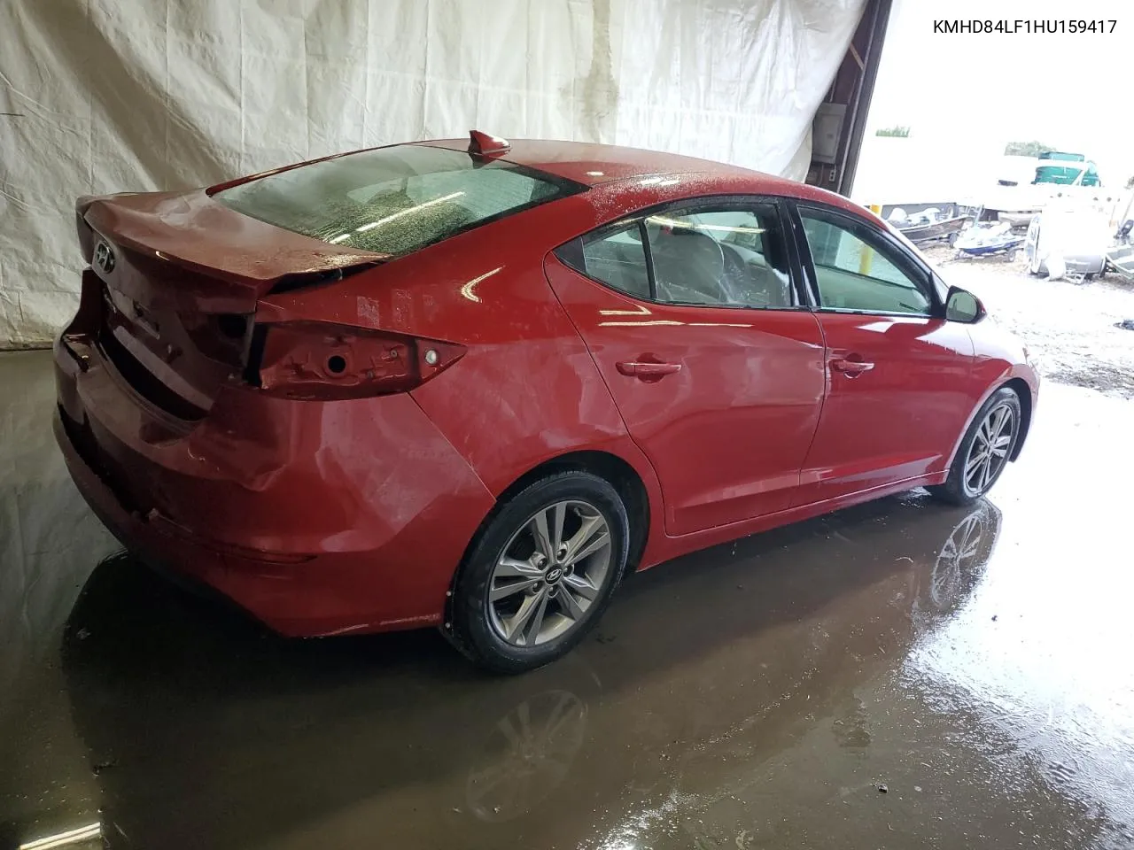 KMHD84LF1HU159417 2017 Hyundai Elantra Se