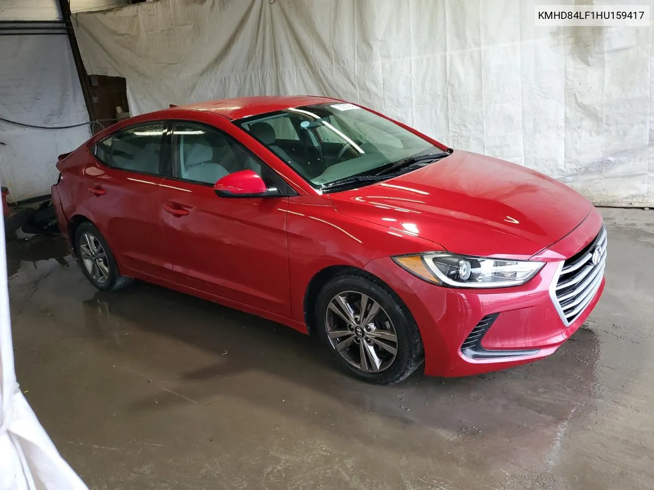 KMHD84LF1HU159417 2017 Hyundai Elantra Se