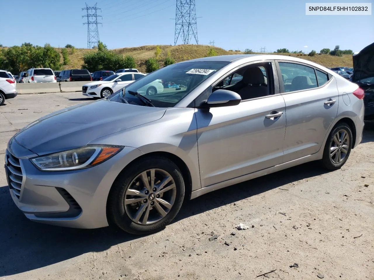 2017 Hyundai Elantra Se VIN: 5NPD84LF5HH102832 Lot: 72964294