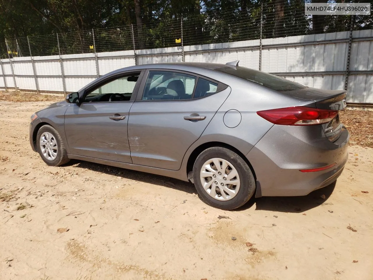 KMHD74LF4HU396020 2017 Hyundai Elantra Se