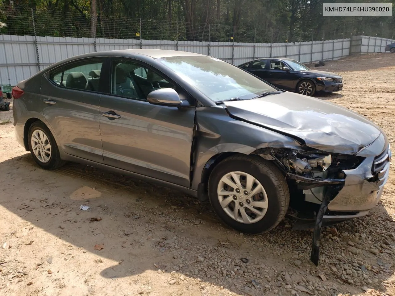 KMHD74LF4HU396020 2017 Hyundai Elantra Se