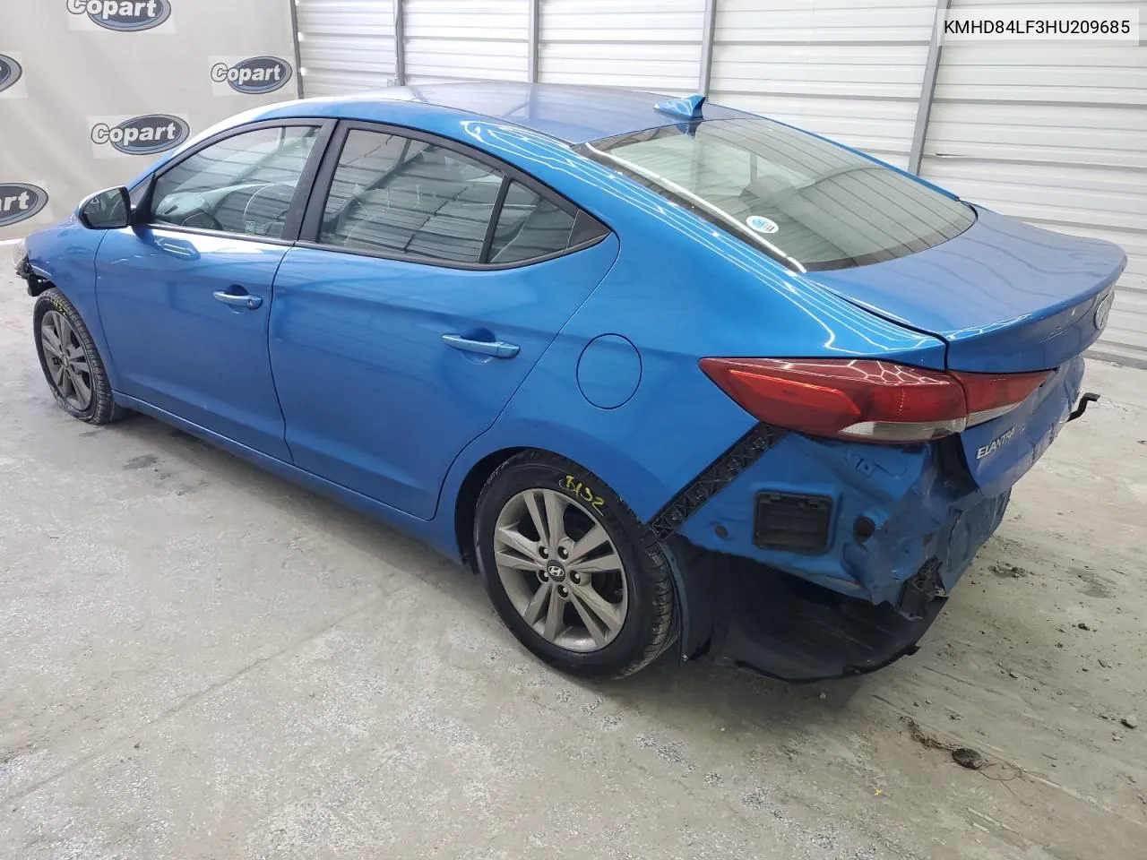 2017 Hyundai Elantra Se VIN: KMHD84LF3HU209685 Lot: 72975084