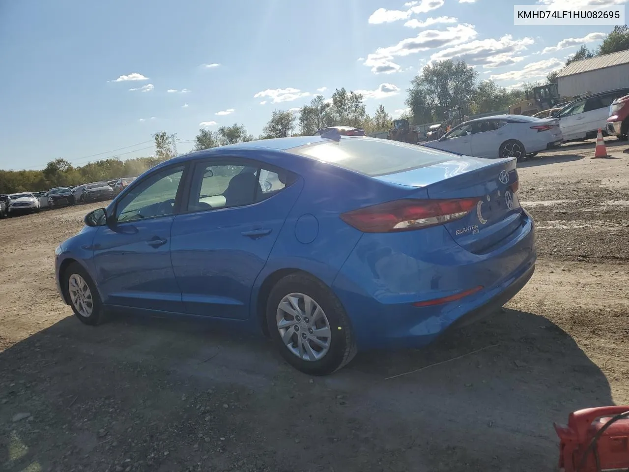 2017 Hyundai Elantra Se VIN: KMHD74LF1HU082695 Lot: 73002734