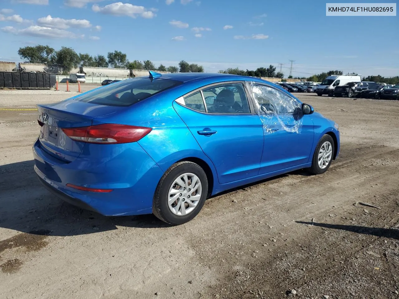 KMHD74LF1HU082695 2017 Hyundai Elantra Se