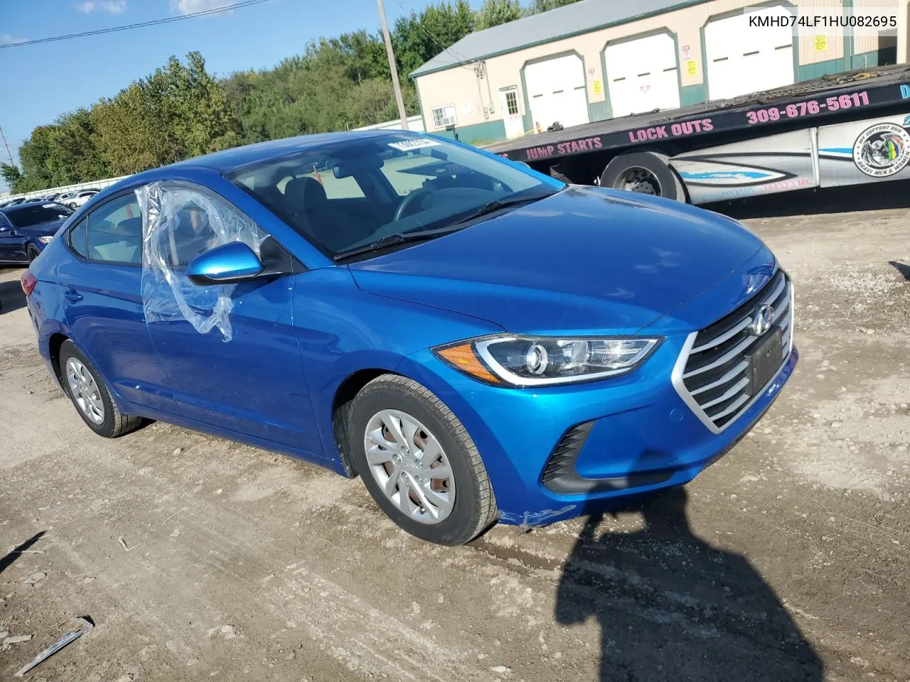 KMHD74LF1HU082695 2017 Hyundai Elantra Se