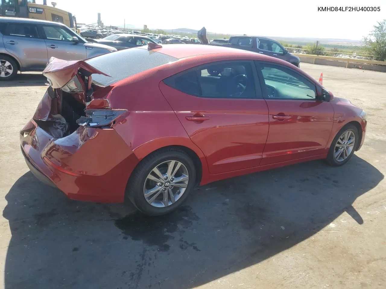 KMHD84LF2HU400305 2017 Hyundai Elantra Se