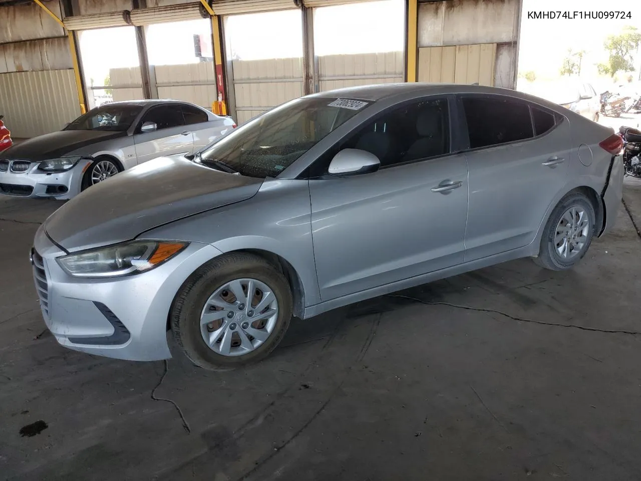 KMHD74LF1HU099724 2017 Hyundai Elantra Se