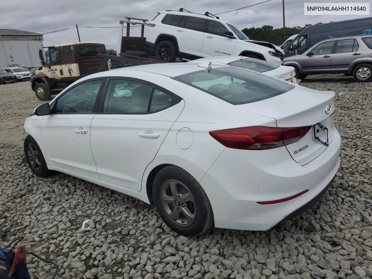 5NPD94LA6HH114540 2017 Hyundai Elantra Eco