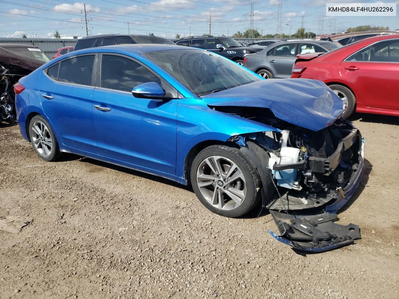 KMHD84LF4HU262296 2017 Hyundai Elantra Se