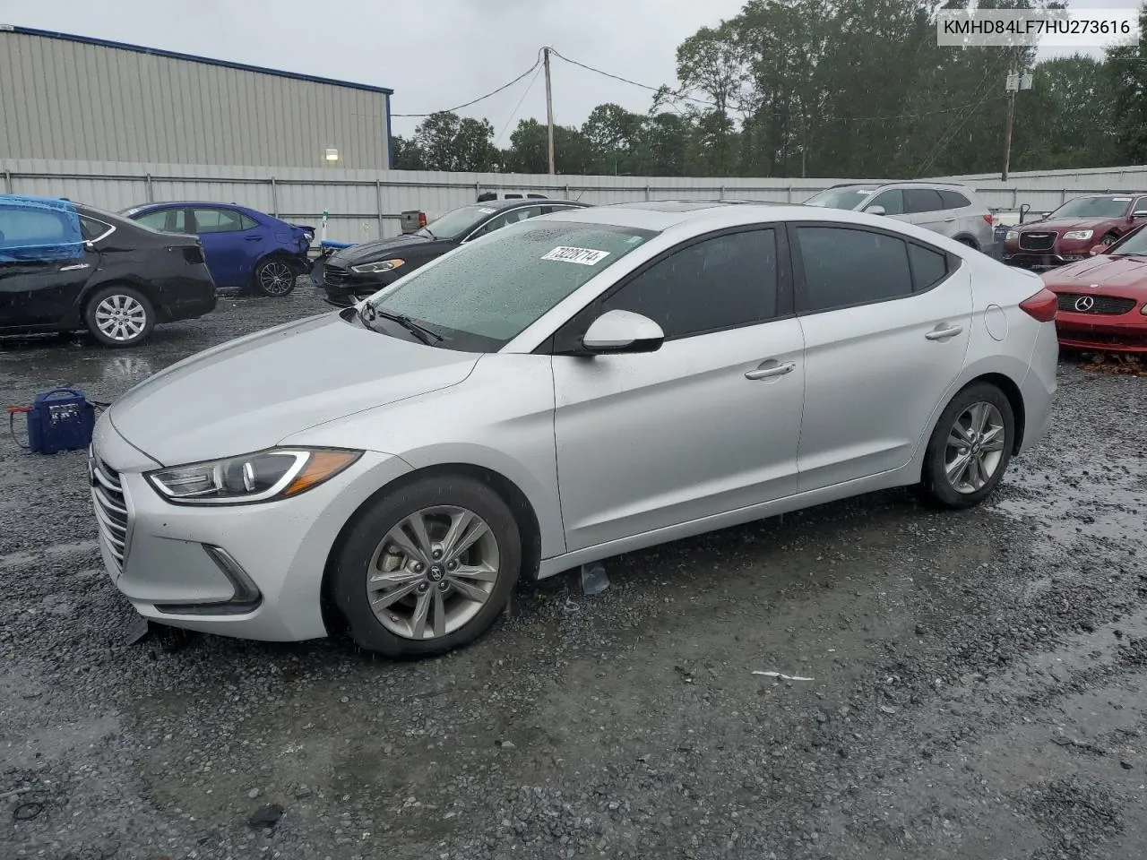 2017 Hyundai Elantra Se VIN: KMHD84LF7HU273616 Lot: 73228714