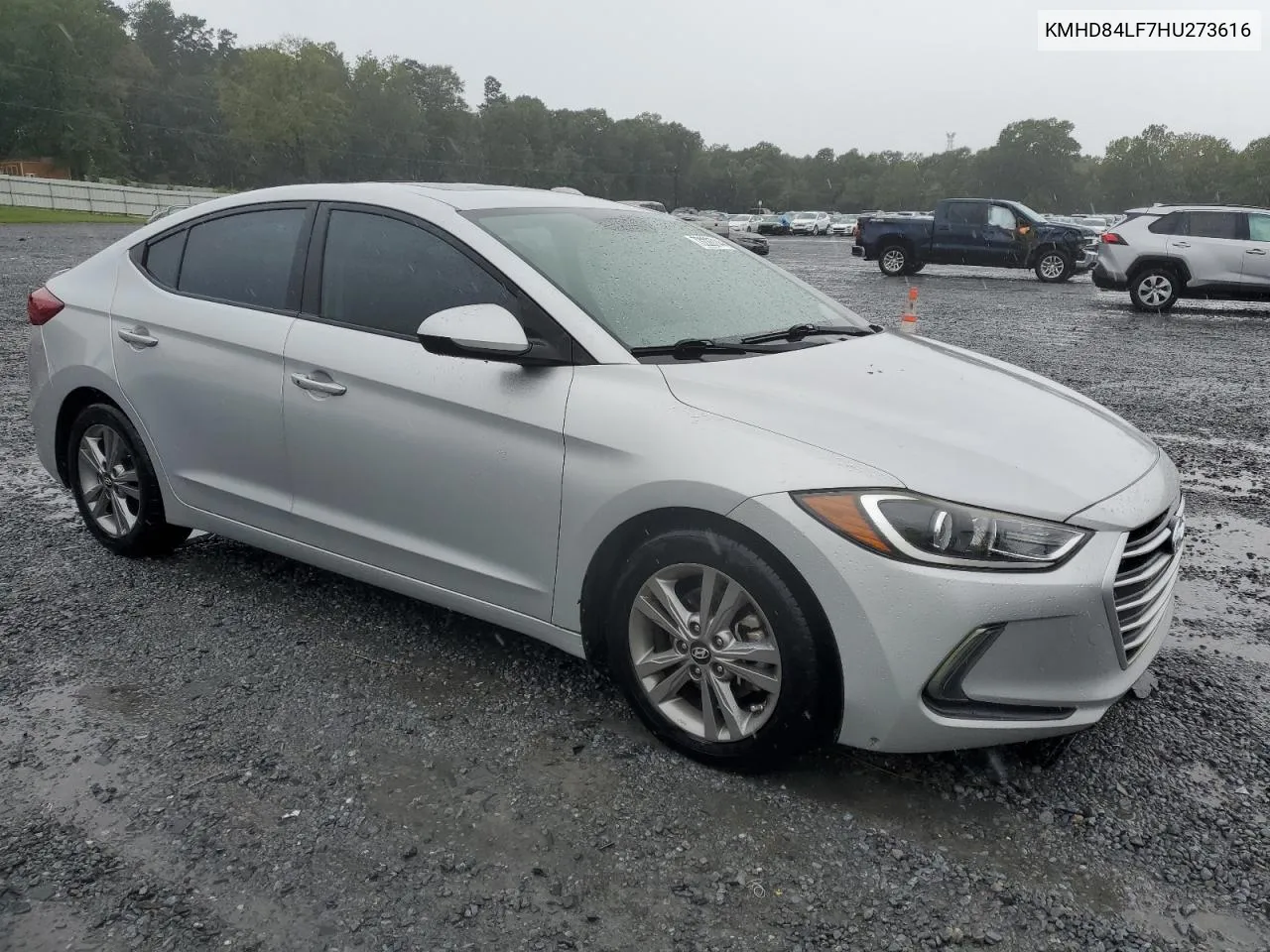 KMHD84LF7HU273616 2017 Hyundai Elantra Se