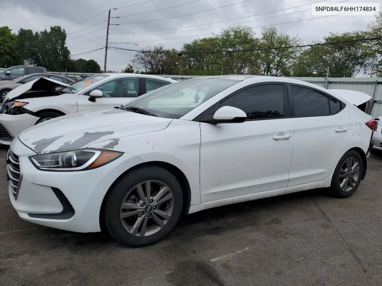 2017 Hyundai Elantra Se VIN: 5NPD84LF6HH174834 Lot: 73246724