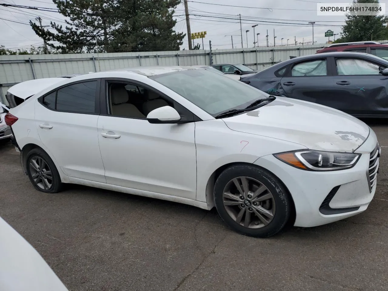 2017 Hyundai Elantra Se VIN: 5NPD84LF6HH174834 Lot: 73246724