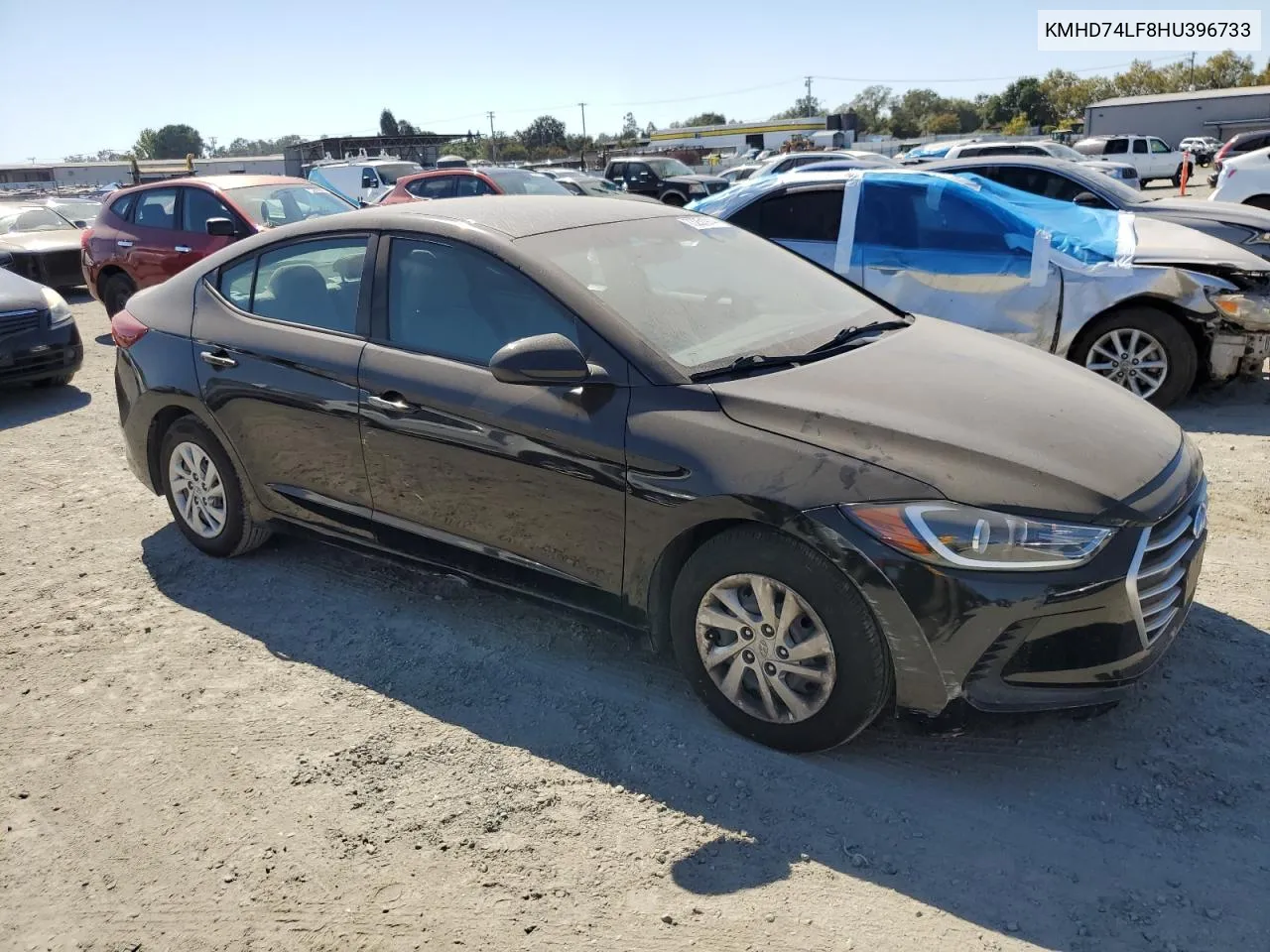 KMHD74LF8HU396733 2017 Hyundai Elantra Se