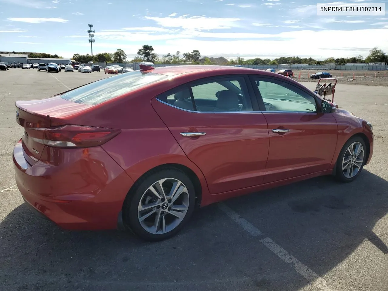 5NPD84LF8HH107314 2017 Hyundai Elantra Se