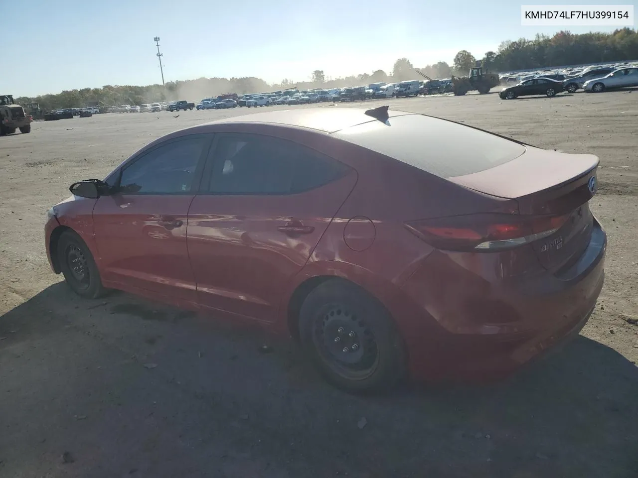 KMHD74LF7HU399154 2017 Hyundai Elantra Se