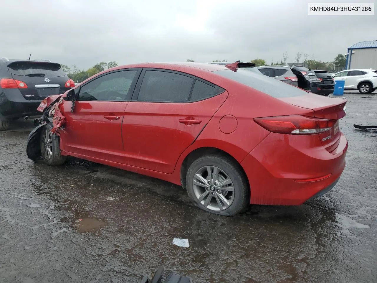 KMHD84LF3HU431286 2017 Hyundai Elantra Se