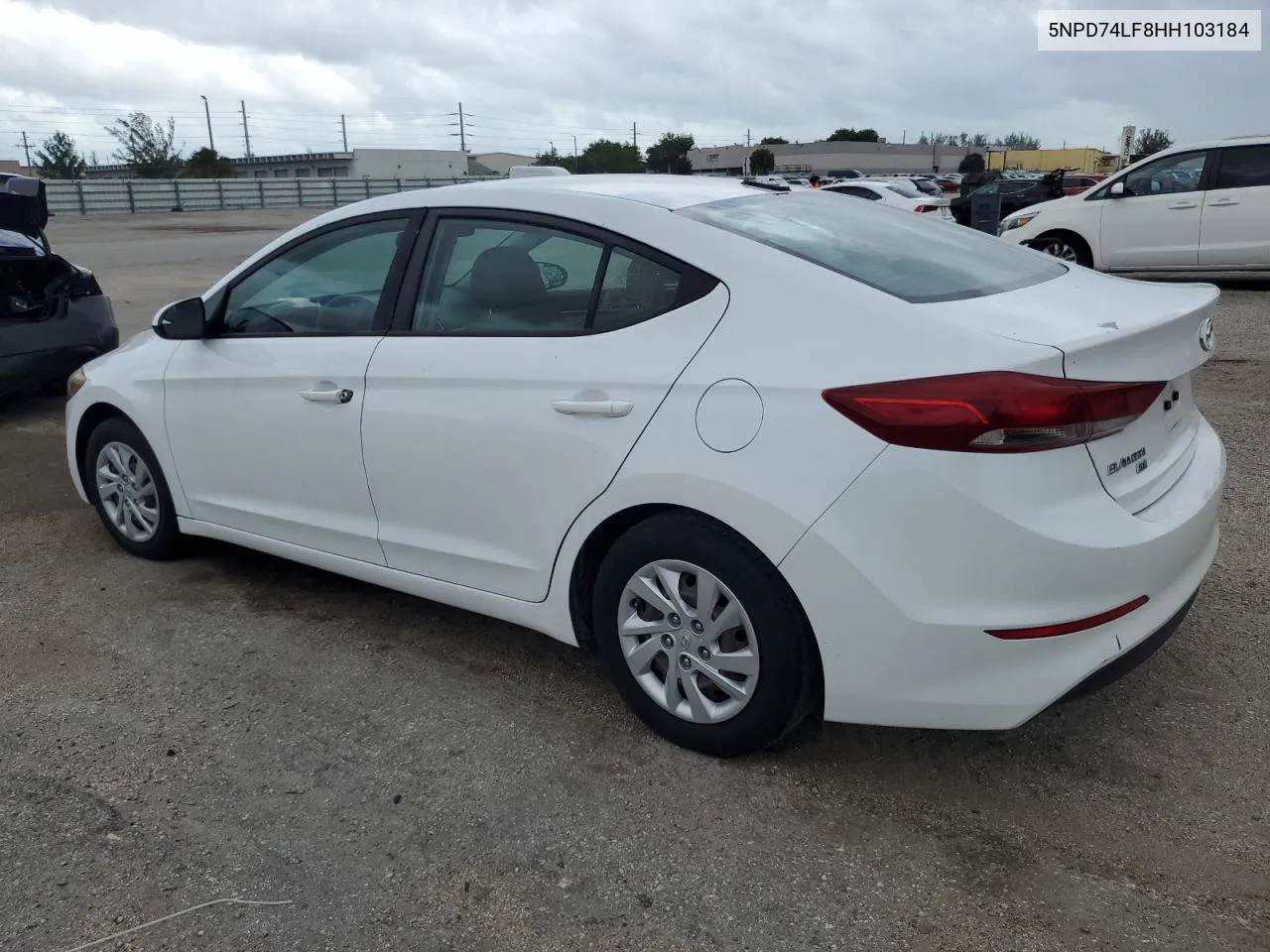 5NPD74LF8HH103184 2017 Hyundai Elantra Se