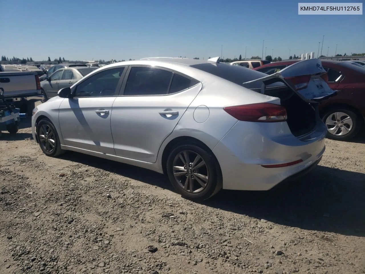 2017 Hyundai Elantra Se VIN: KMHD74LF5HU112765 Lot: 73386734