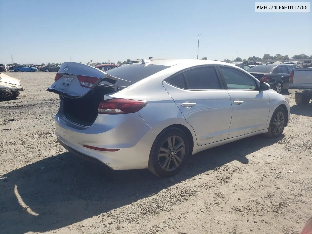 2017 Hyundai Elantra Se VIN: KMHD74LF5HU112765 Lot: 73386734