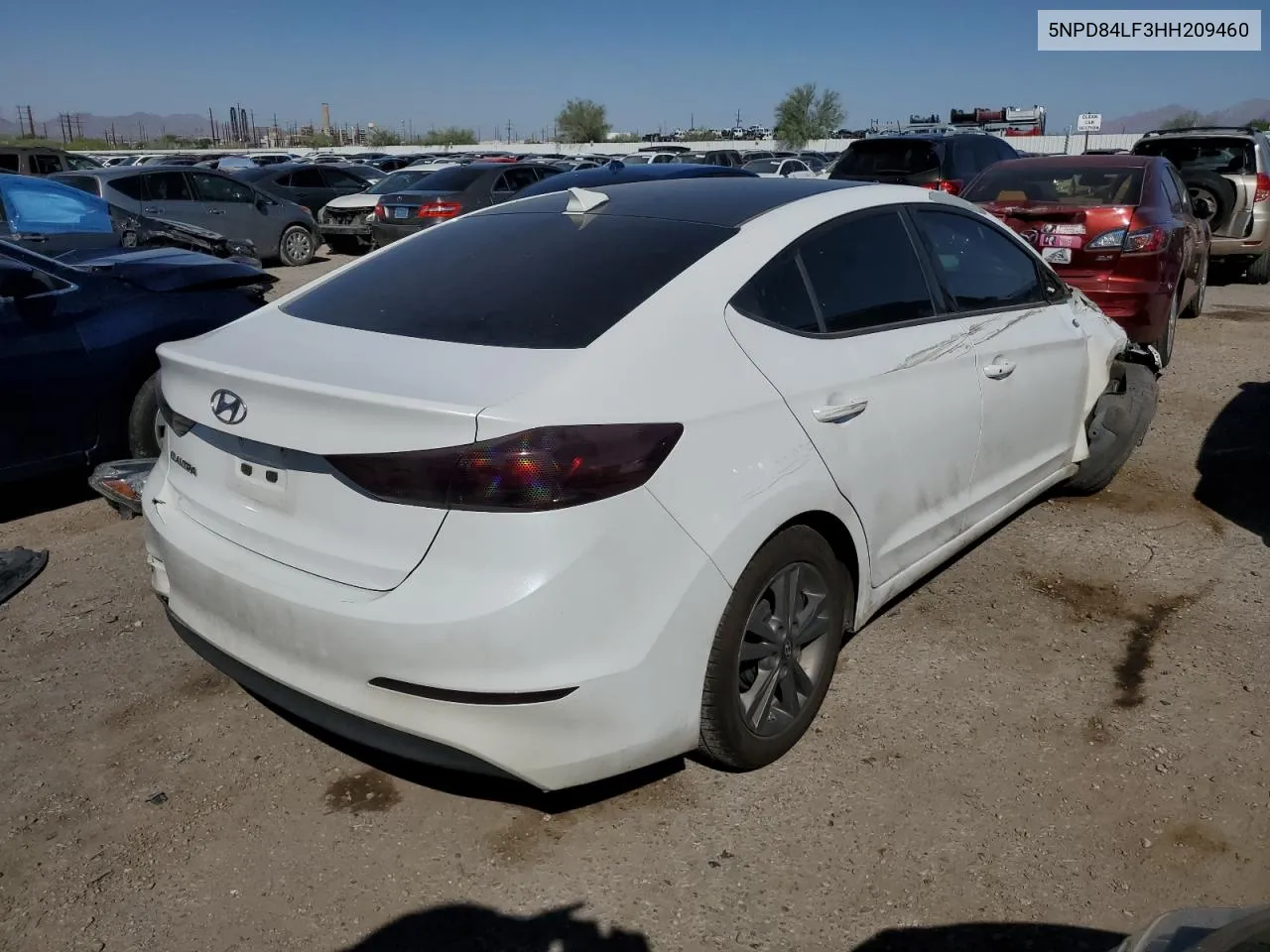 5NPD84LF3HH209460 2017 Hyundai Elantra Se