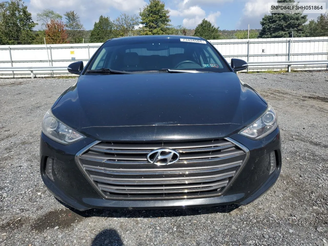 2017 Hyundai Elantra Se VIN: 5NPD84LF3HH051864 Lot: 73434504