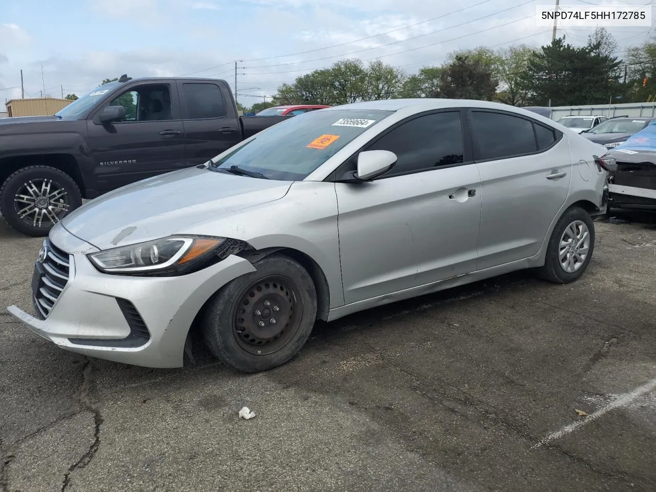 5NPD74LF5HH172785 2017 Hyundai Elantra Se