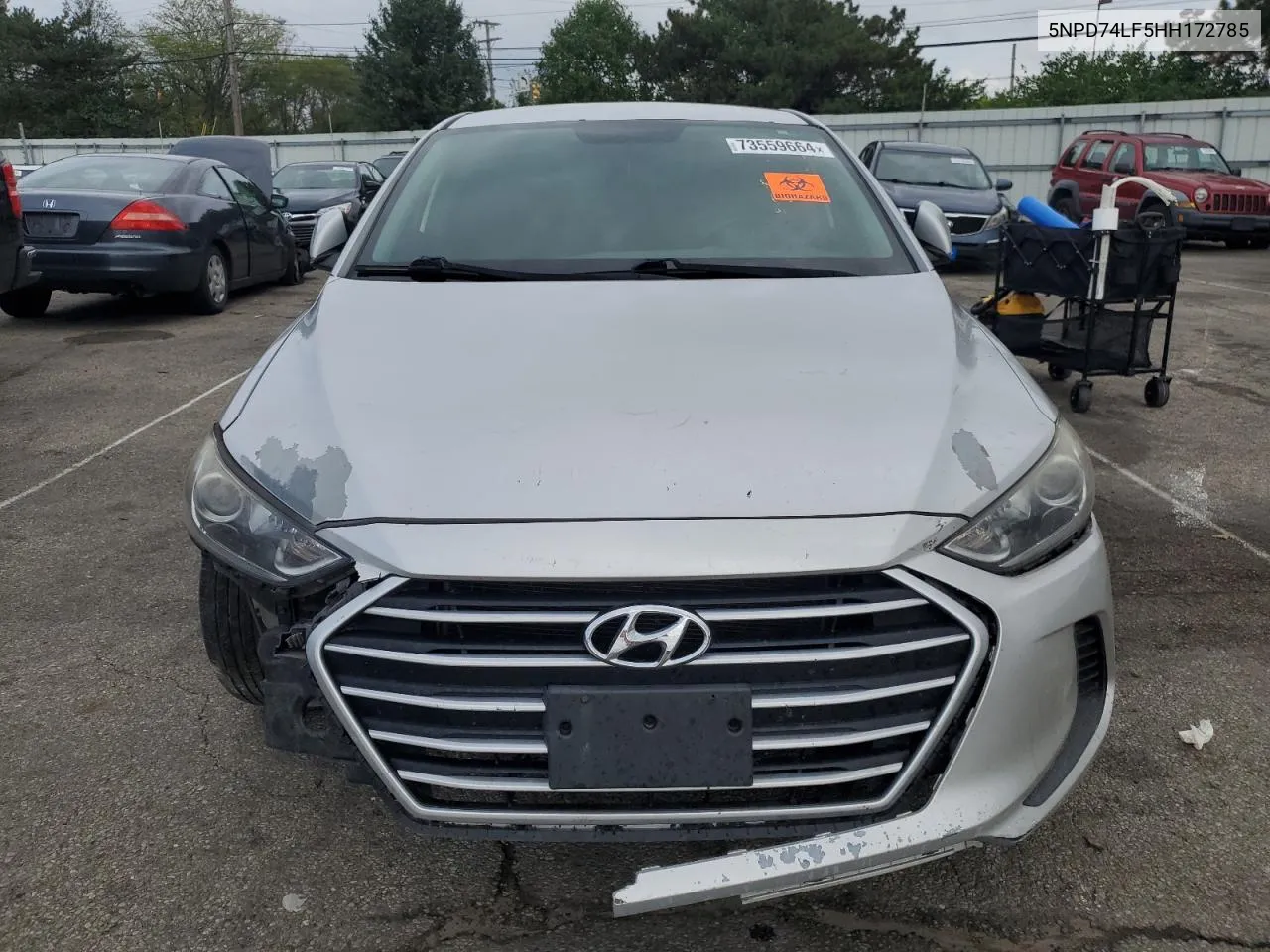 5NPD74LF5HH172785 2017 Hyundai Elantra Se