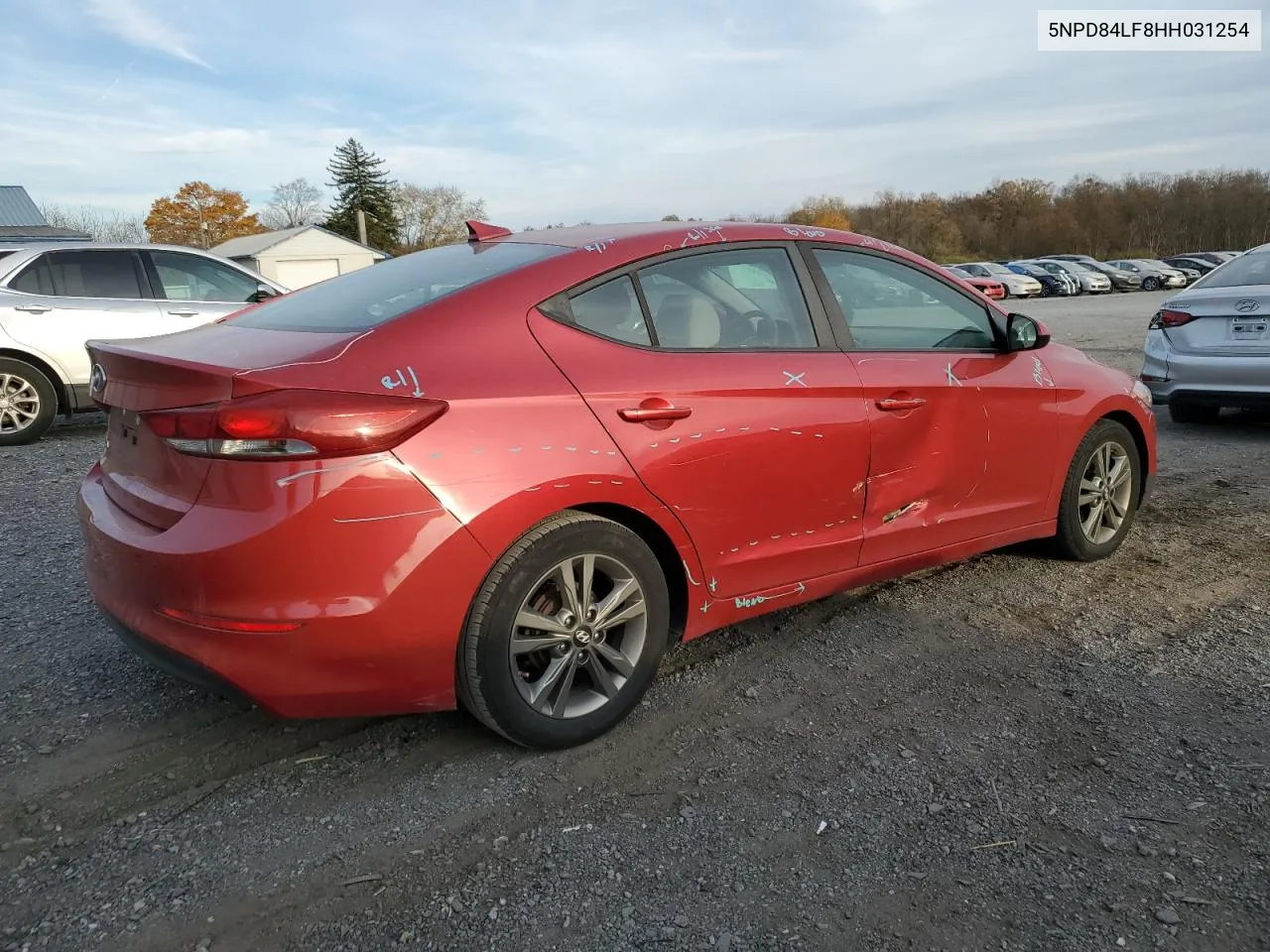 2017 Hyundai Elantra Se VIN: 5NPD84LF8HH031254 Lot: 73589824