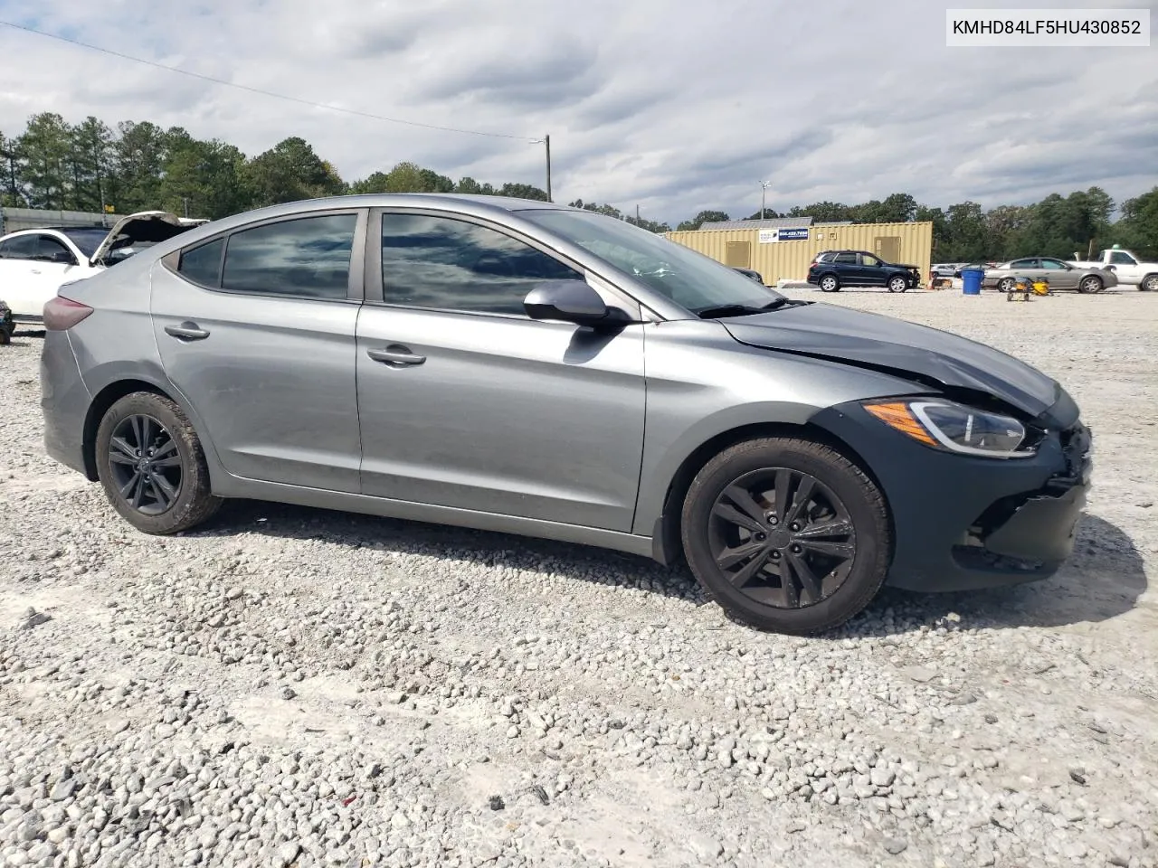 2017 Hyundai Elantra Se VIN: KMHD84LF5HU430852 Lot: 73603154