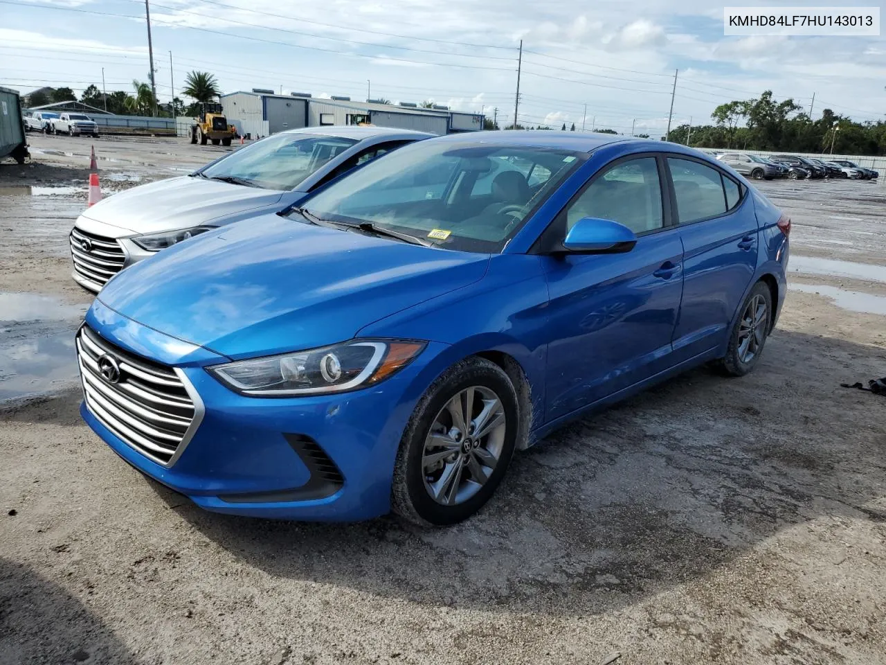 KMHD84LF7HU143013 2017 Hyundai Elantra Se