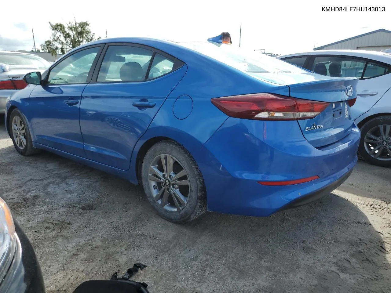 KMHD84LF7HU143013 2017 Hyundai Elantra Se