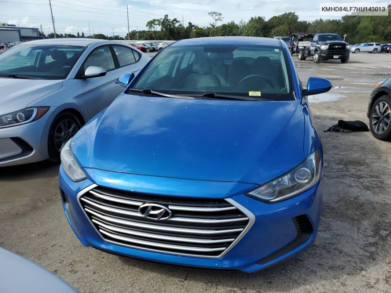 KMHD84LF7HU143013 2017 Hyundai Elantra Se