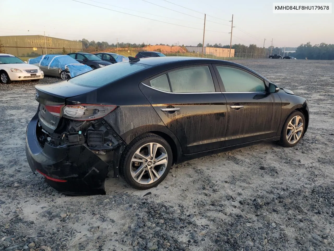 KMHD84LF8HU179678 2017 Hyundai Elantra Se