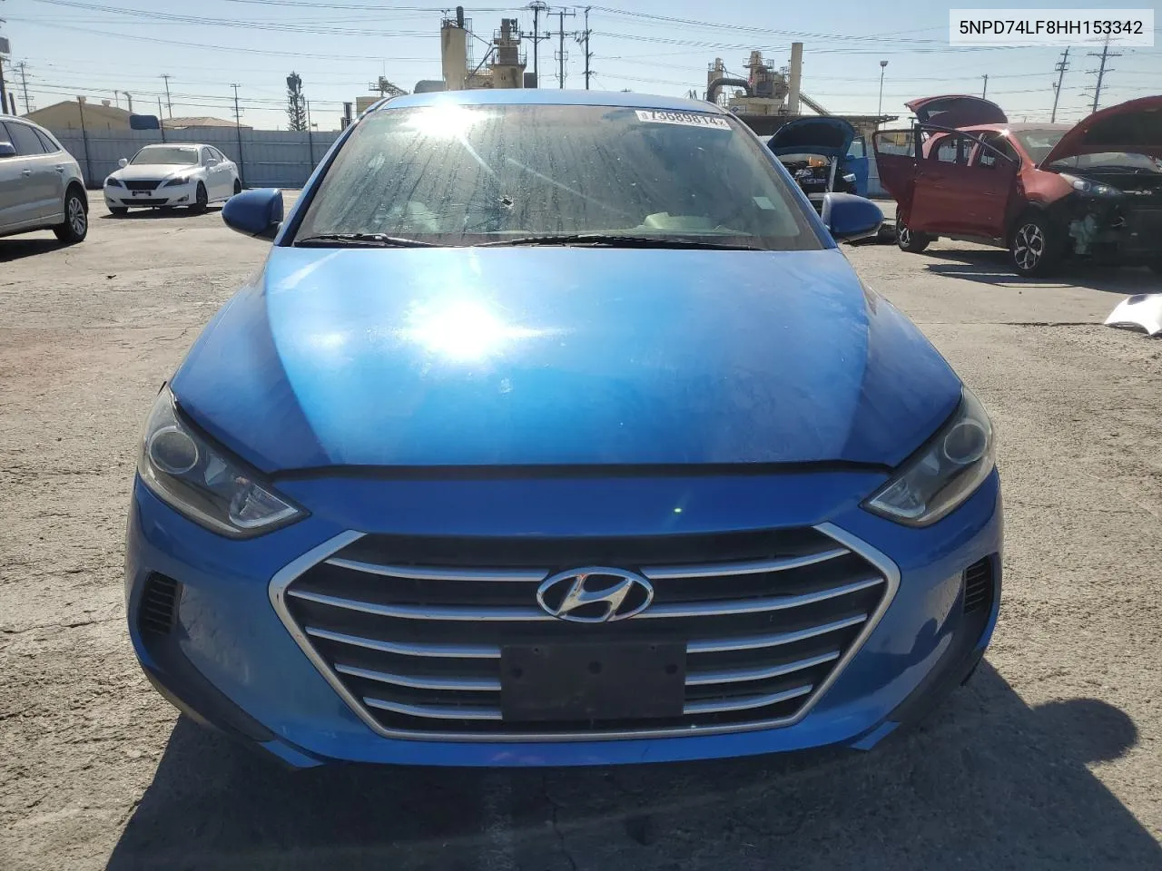 5NPD74LF8HH153342 2017 Hyundai Elantra Se