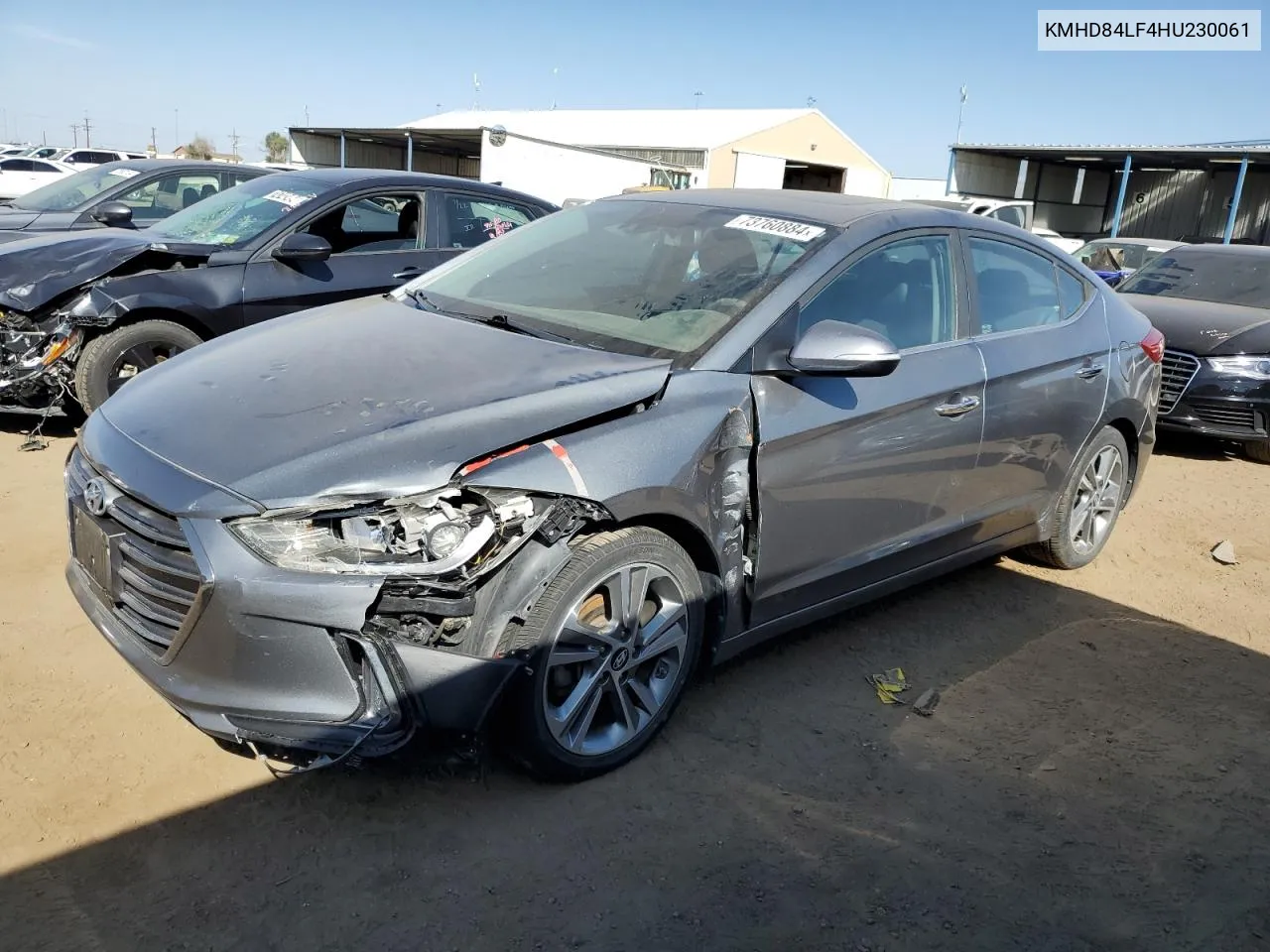 KMHD84LF4HU230061 2017 Hyundai Elantra Se